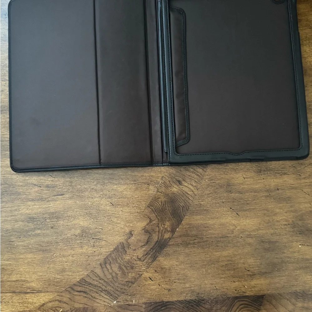 Coach Black and Gray Checkered Tablet Cover NWOT MSRP $168